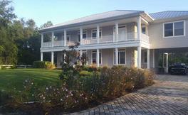 Southern Plantation Oasis house exterior